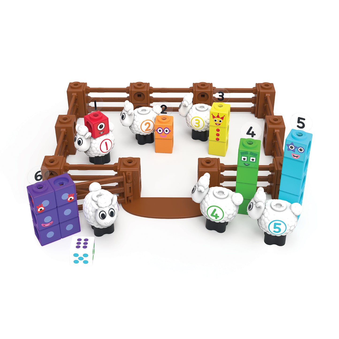 MathLink® Cubes Activity Set Numberblocks® Sheep Farm