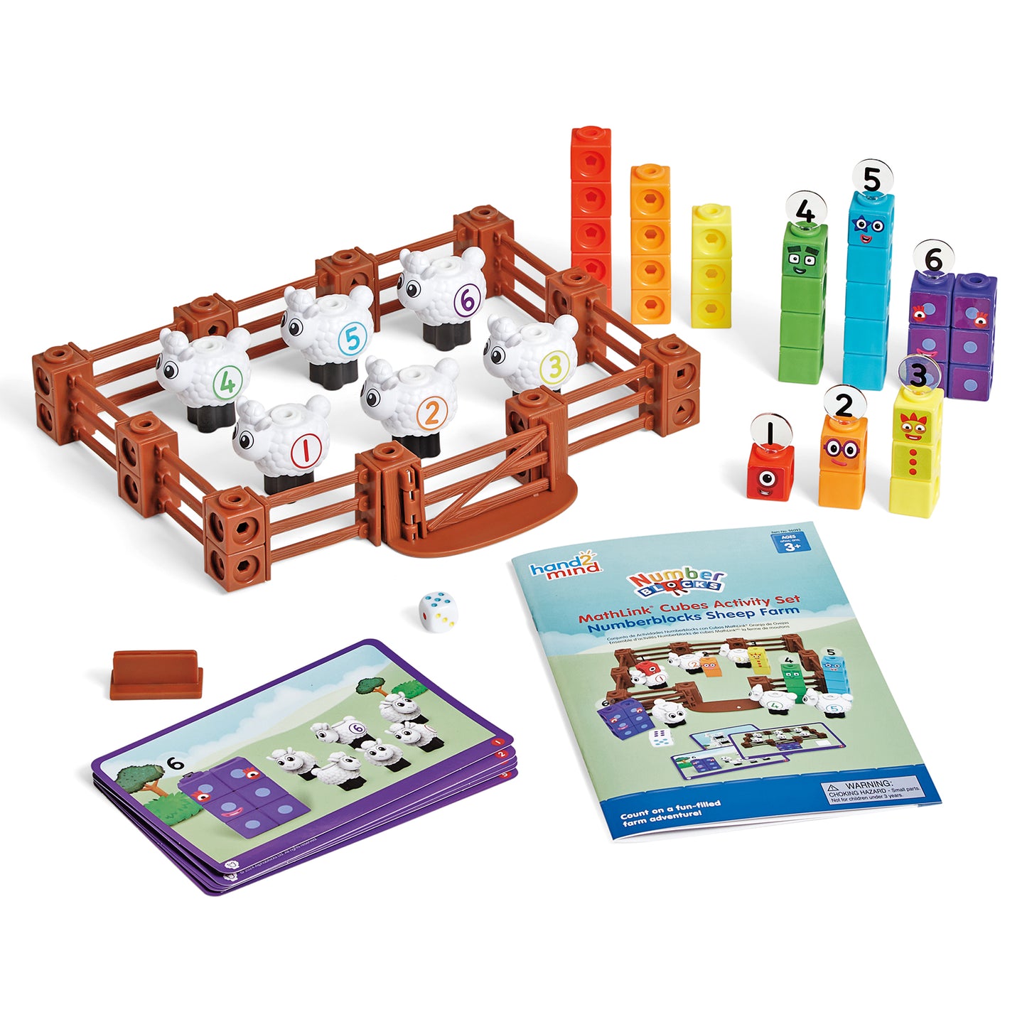 MathLink® Cubes Activity Set Numberblocks® Sheep Farm