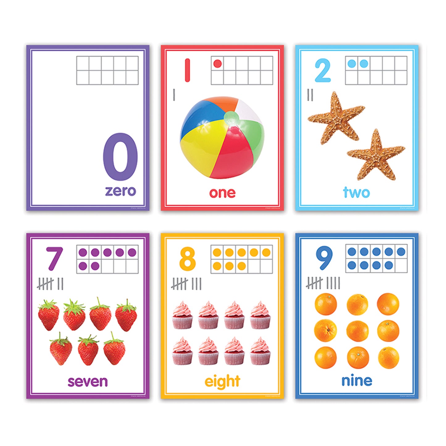 Colorful Numbers 0-20 Bulletin Board Set, 23 Pieces