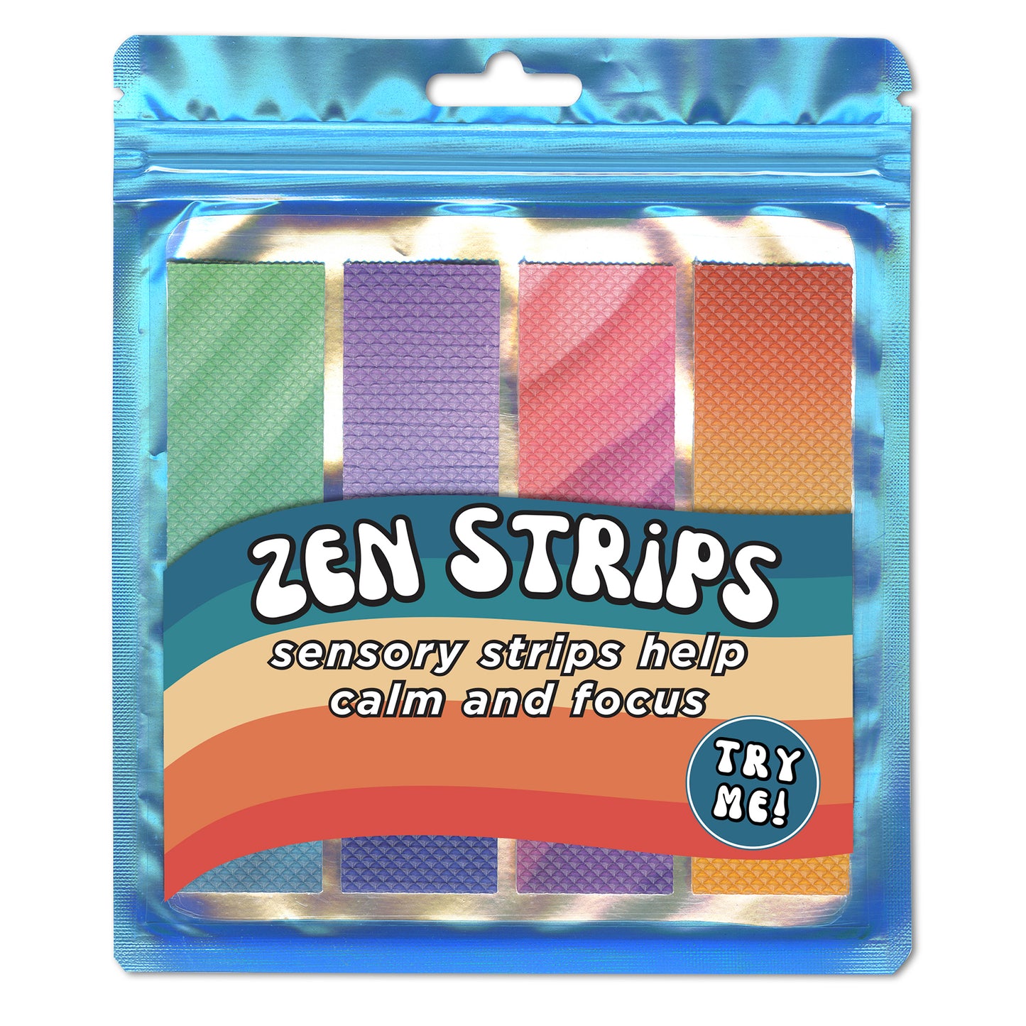 Zen Strips, Bumpy Gradient Set 1, 4 Per Set, 6 Sets