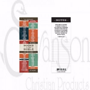 Bookmark-Books Of The Bible (Pack Of 25)