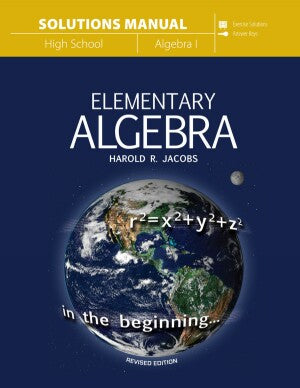 Elementary Algebra (Solutions Manual)