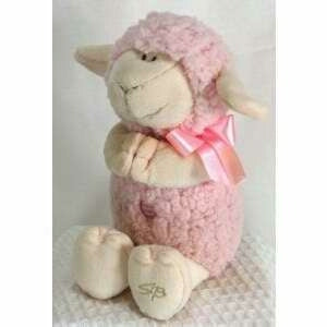 Plush Musical Lamb/Jesus Loves Me (9.5")-Pnk