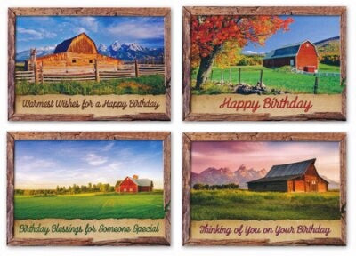 Card-Boxed-Barn Country Assorted Birthday (KJV) (B