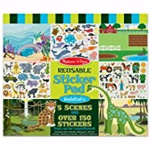 Reusable Sticker Pad: Habitats (Ages 3+)