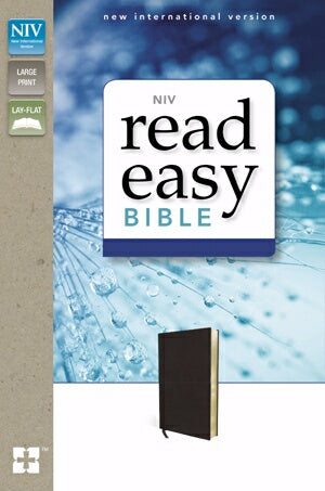 NIV ReadEasy Bible-Black Genuine Leather