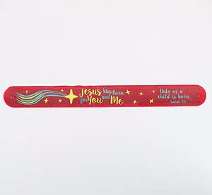 Slap Bracelet-Jesus Was Born (Jul)