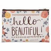 Zippered Bag-All Things Beautiful/Hello Beautiful