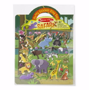 Activity Set-Puffy Sticker Play Set: Safari (Ages