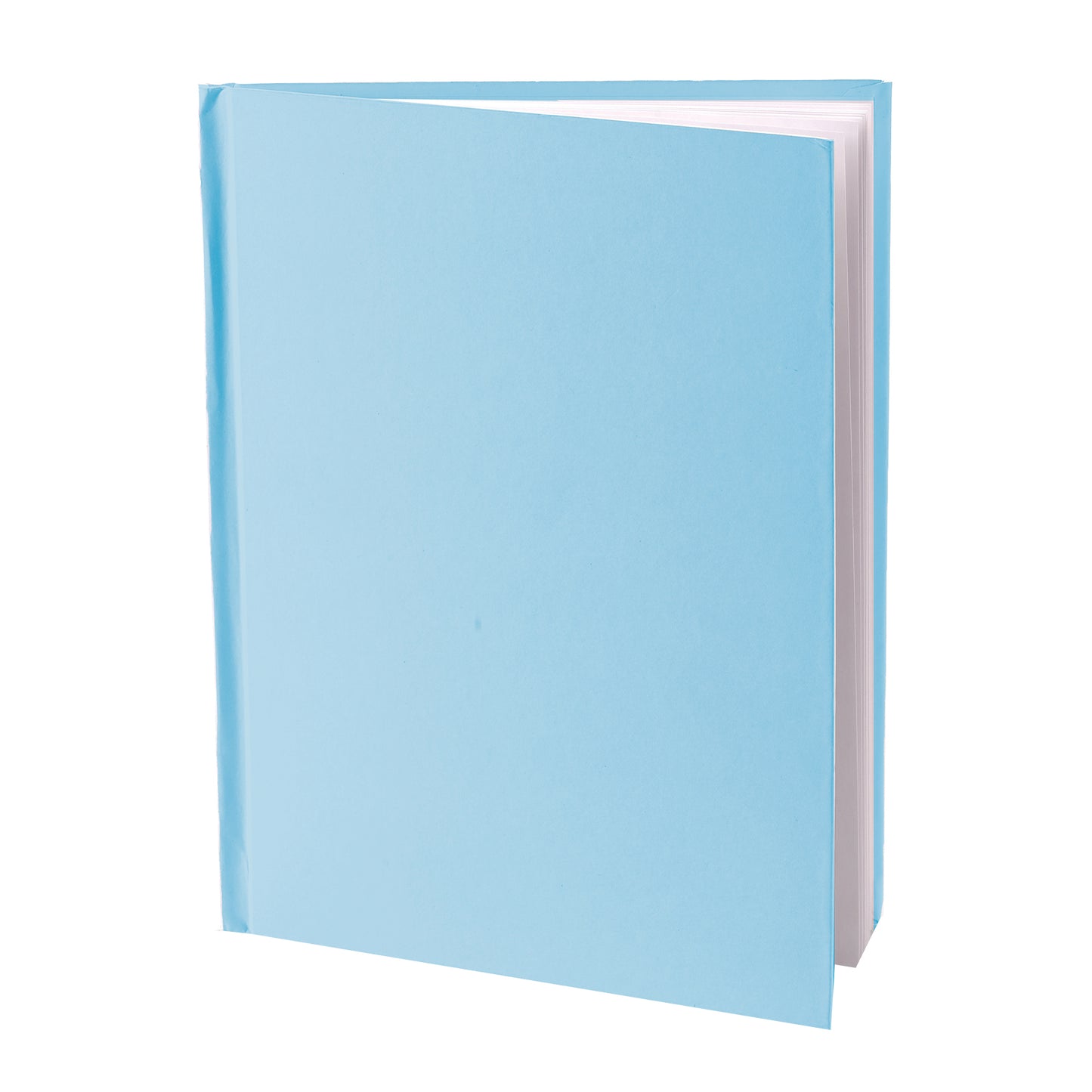 Young Authors Blue Hardcover Blank Book, White Pages, 11"H x 8-1-2"W Portrait, 14 Sheets-28 Pages, Pack of 6