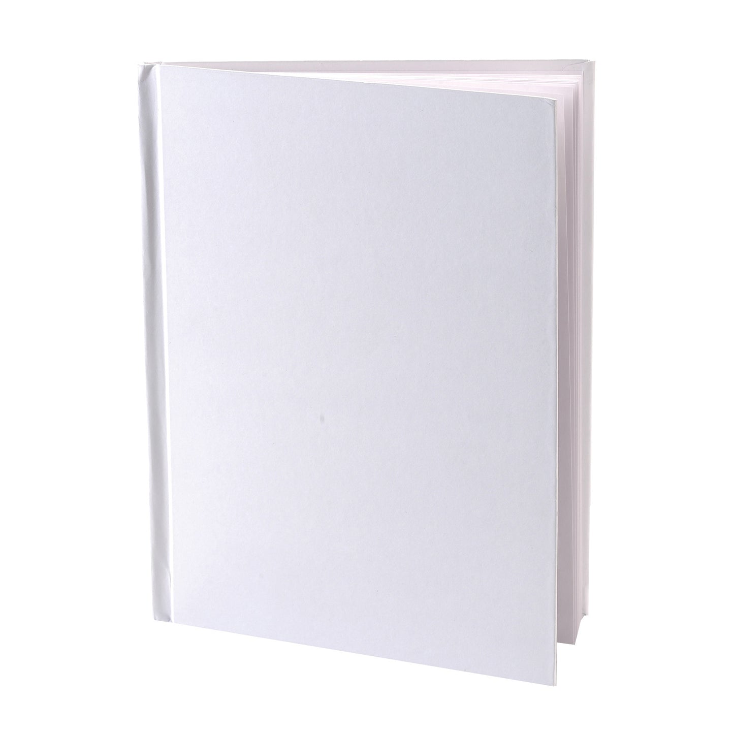 Young Authors Blank Hardcover Book, White Pages, 5" x 4" Portrait, 14 Sheets-28 Pages, Pack of 12