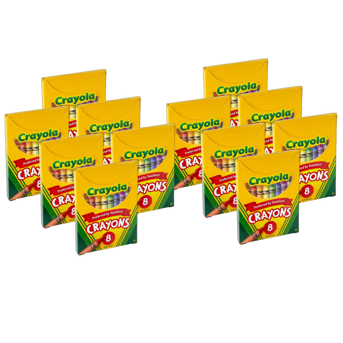 (12 Bx) Crayola Large Size Tuck Box 8ct Per Bx