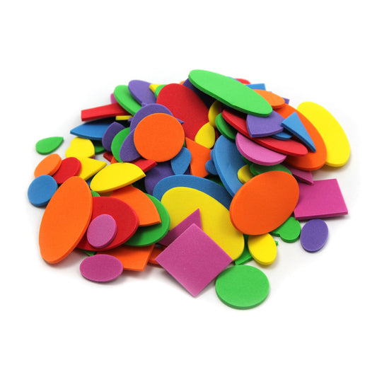 (12 Pk) Foam Shapes Asst Colors 264 Per Pk