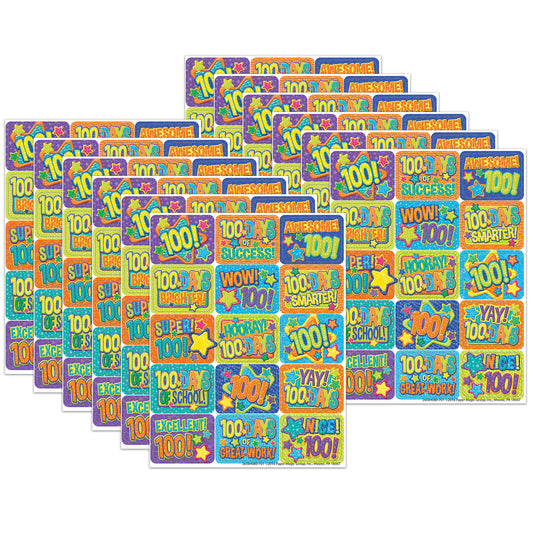 (12 Pk) Color World 100 Day Sticker