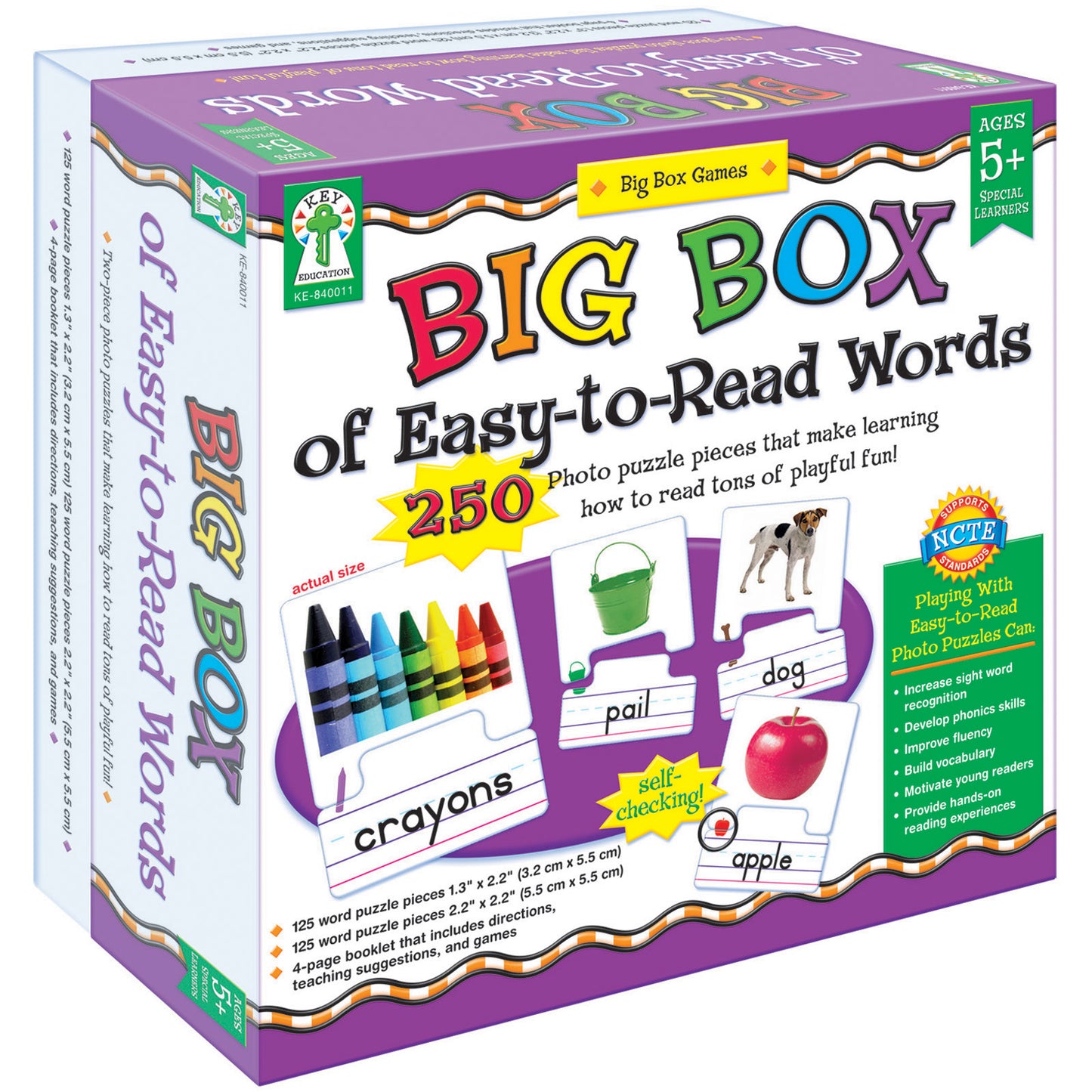 Big Box Of Easy To Read Words Game Age 5+ Special Education