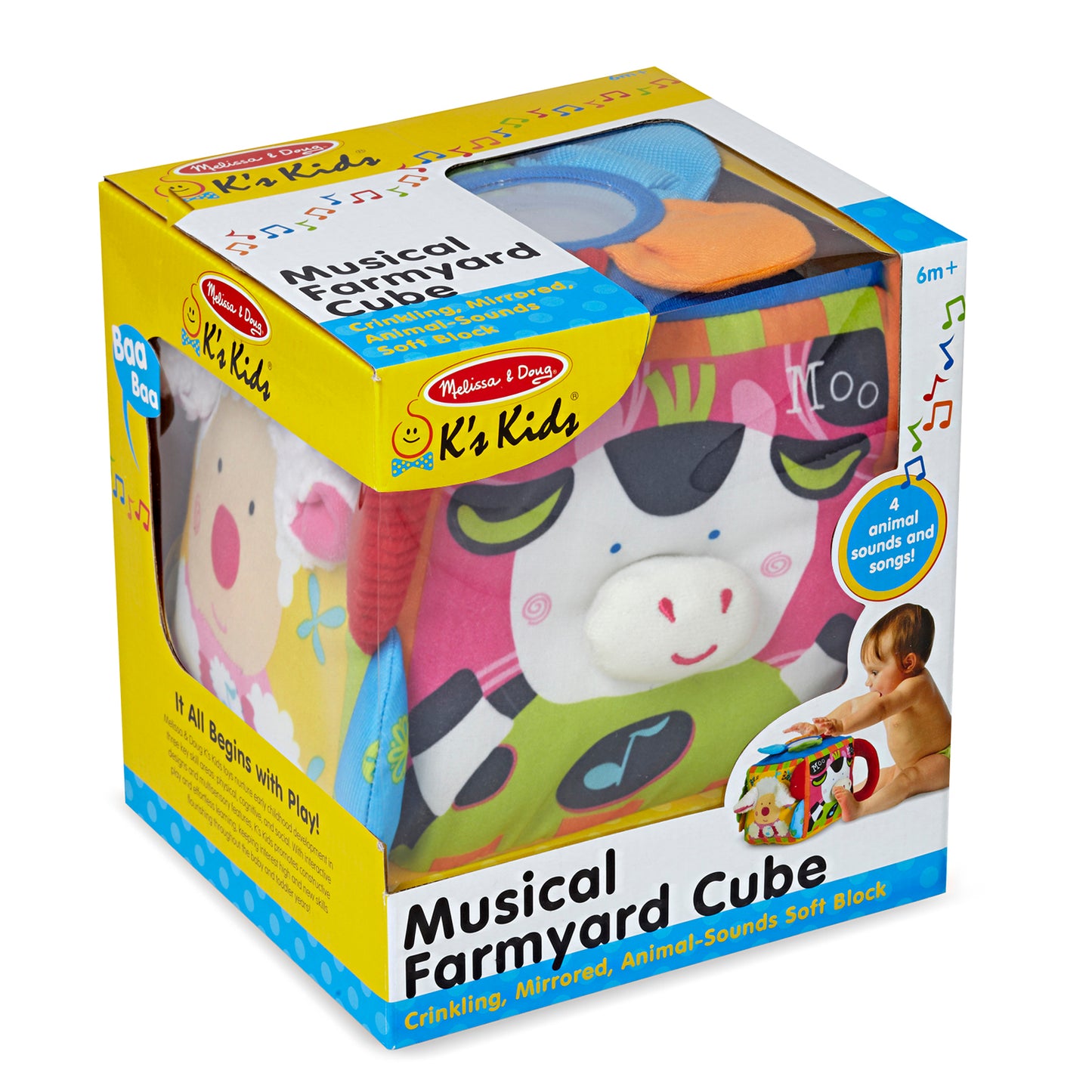 Musical Farmyard Cube