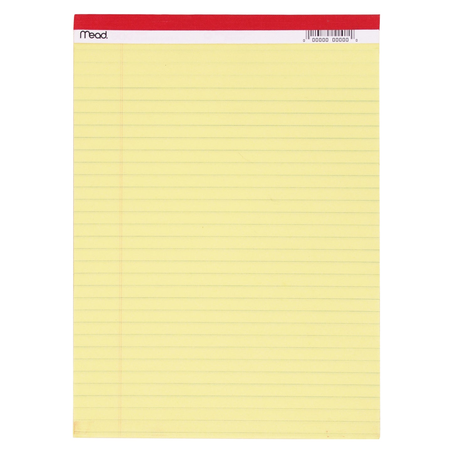 (12 Ea) Legal Pad 8.5 X 11.75 50 Shts Canary