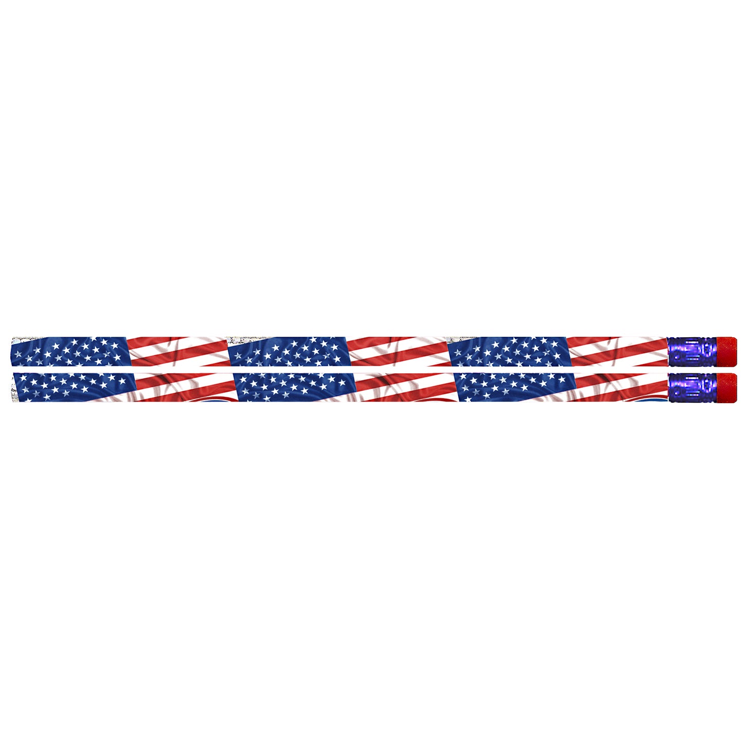 (12 Pk) Flags & Fireworks Pencil Pk Of 12