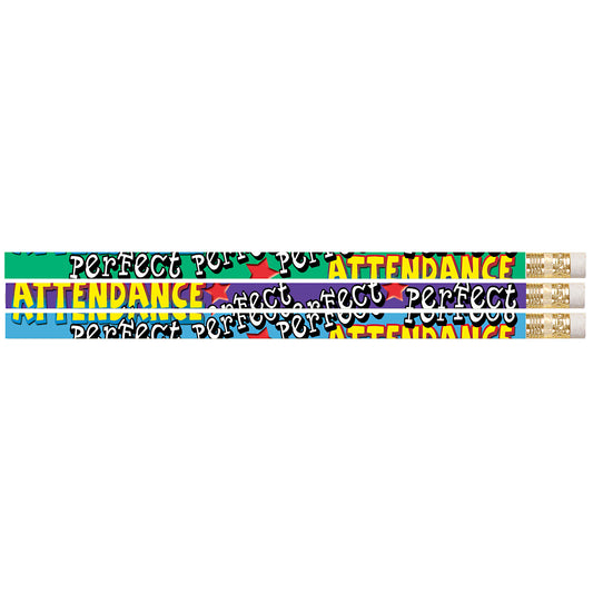 (12 Dz) Perfect Attendance Pencils 12 Per Pk