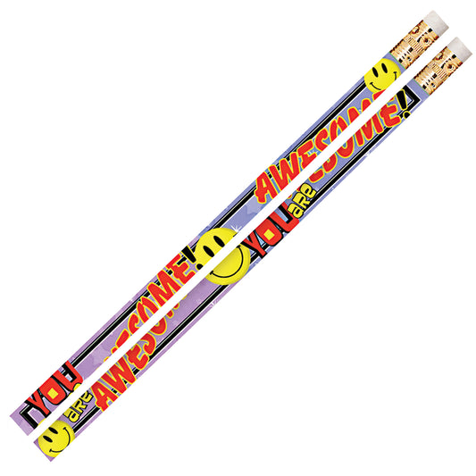 (12 Dz) You Are Awesome Motivationa Lfun Pencils 12 Per Pk