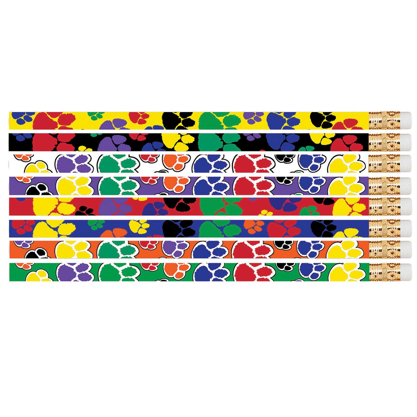 (12 Dz) Paw Power Motivational Fun Pencils 12 Per Pk