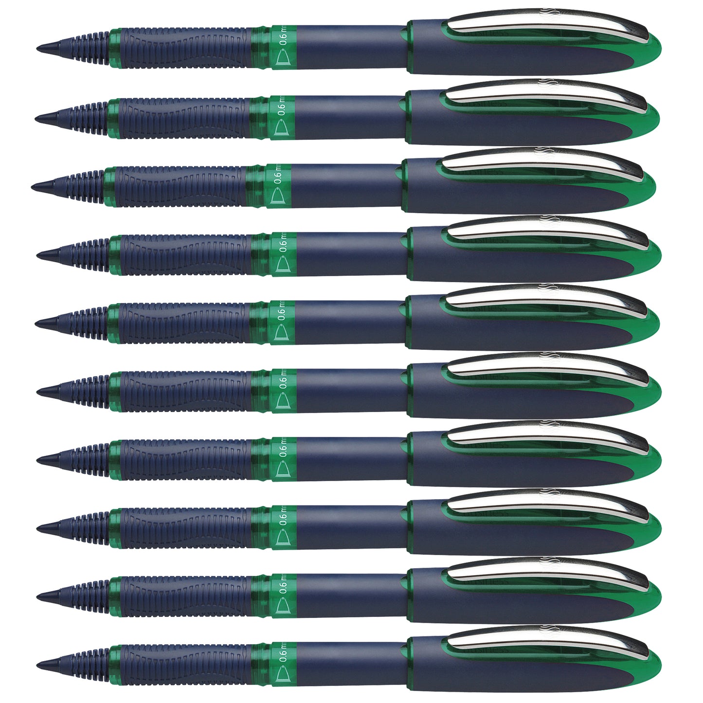 (10 Ea) One Bs Rollerball Pens Grn Schneider