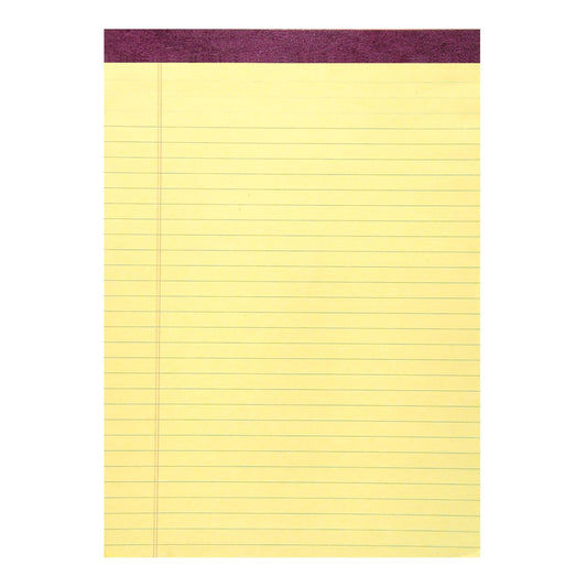 (12 Ea) Legal Pad Standard Canary