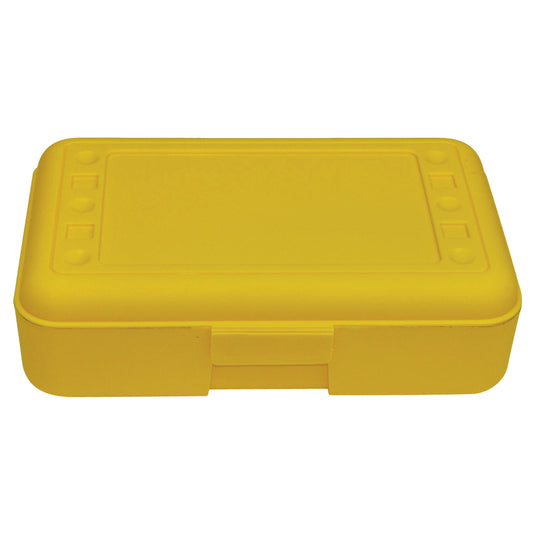 (12 Ea) Pencil Box Yellow