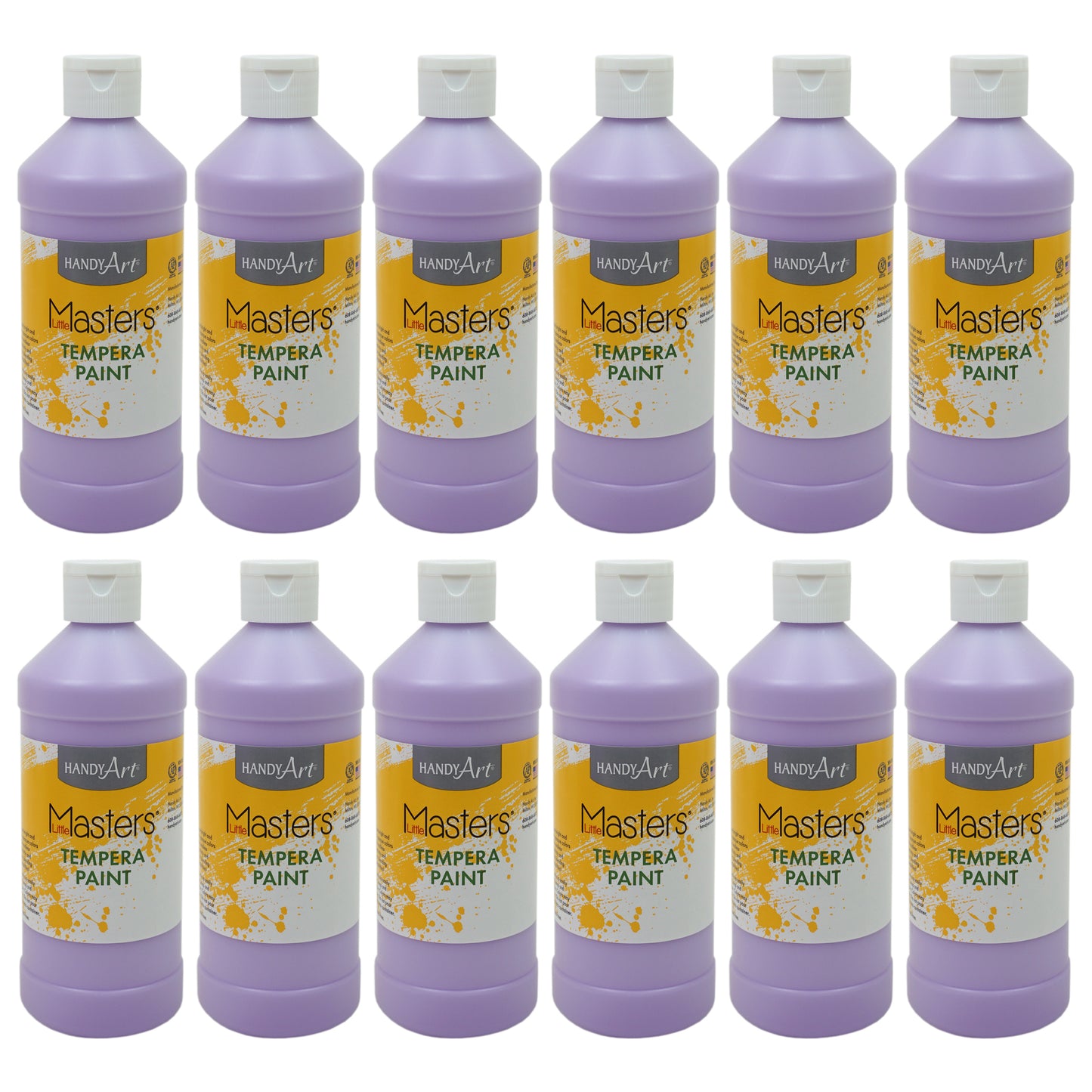 (12 Ea) 16oz Lt Purple Tempra Paint