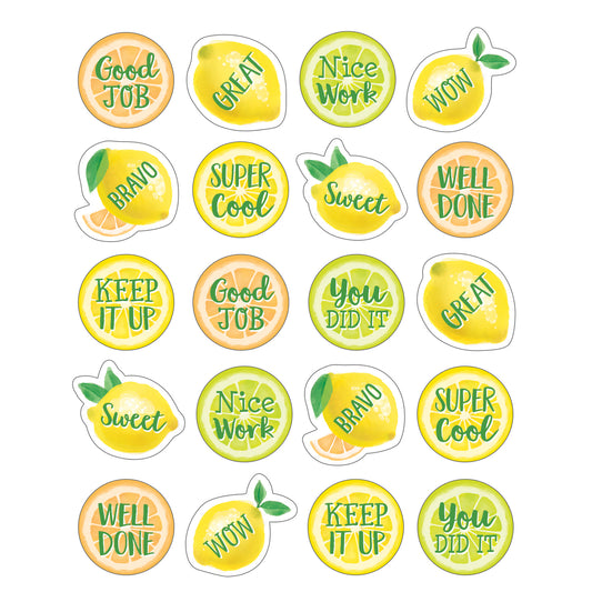 (12 Pk) Lemon Zest Stickers