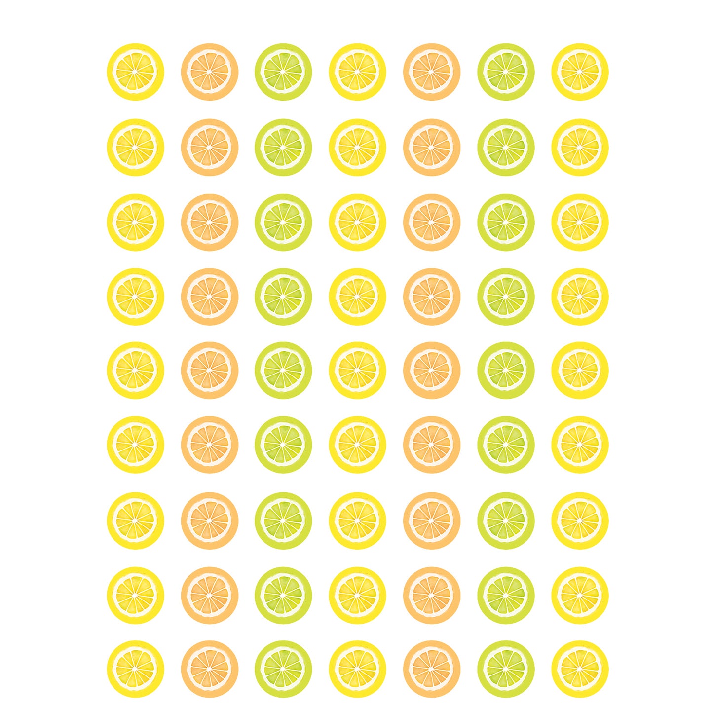 (12 Pk) Lemon Zest Mini Stickers