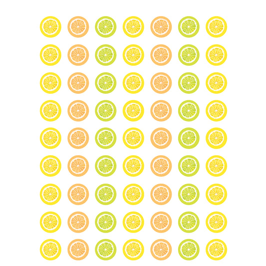 (12 Pk) Lemon Zest Mini Stickers