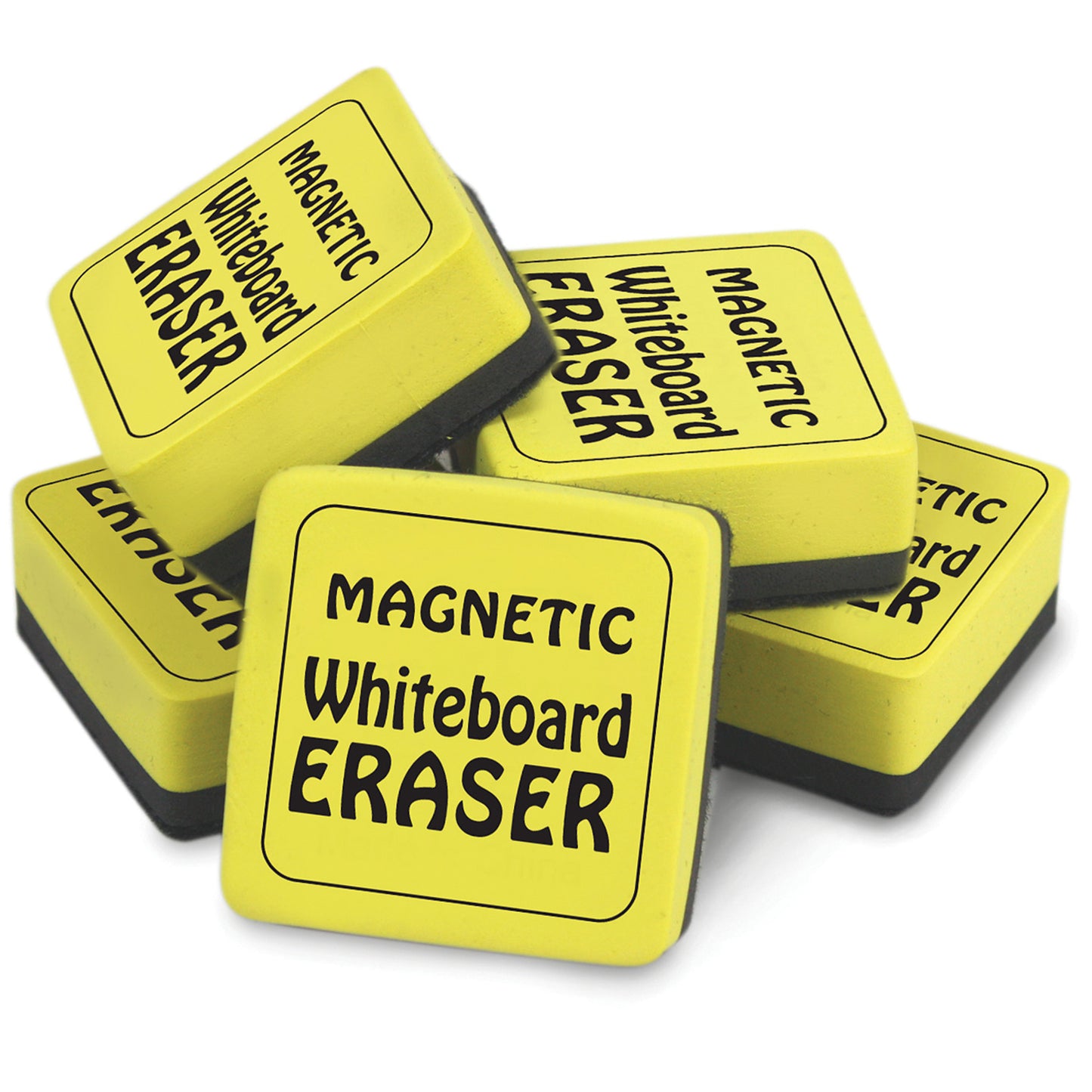 (2 Dz) Magnetic Whiteboard Erasers 12 Per Pk 2x2in