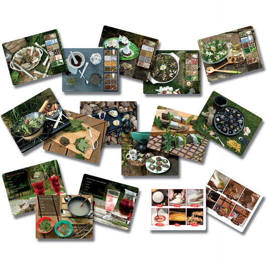 Mud Kitchen Activity Cards