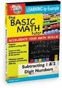 Basic Math Tutor: Subtracting 1 & 2 Digit Numbers